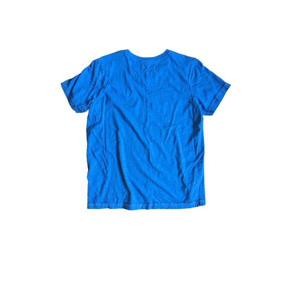 Free Planet Slub Cotton V Neck Pocket Tee T Shirt Medium - Picture 2 of 3